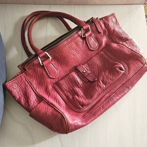 Cole Haan Red Leather Handbag